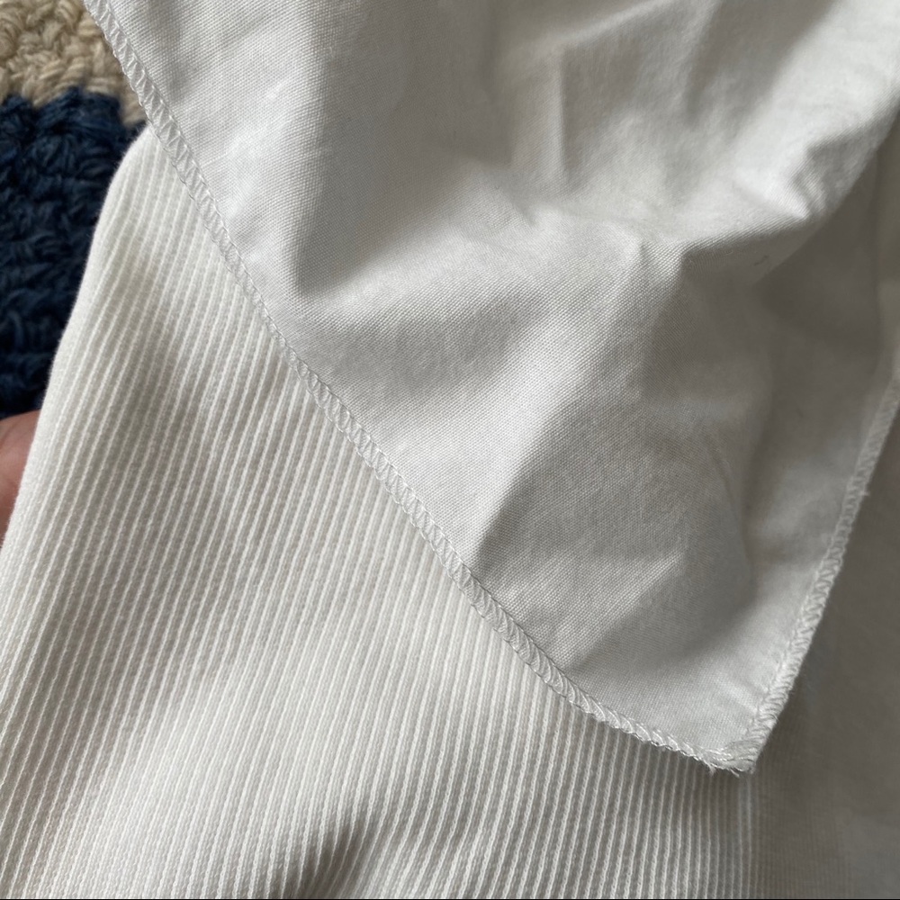 🐚 ZARA BOHO IVORY COTTON RUFFLE CROPPED TOP! - Picture 8 of 9